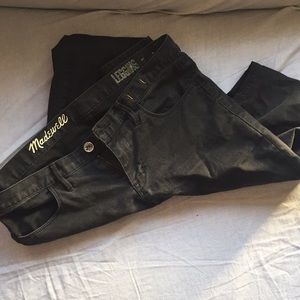 Black Madewell jeggings